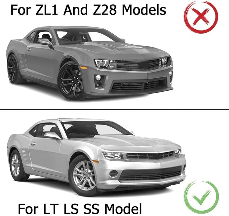 ملحقات لوحة الصخور PP الأسود اللامع لسيارة شيفروليه كامارو LT LS SS 2010-2015 طقم الجسم - Image 3